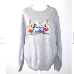 VTG Warner Bros Loony Tunes Pullover Sweater